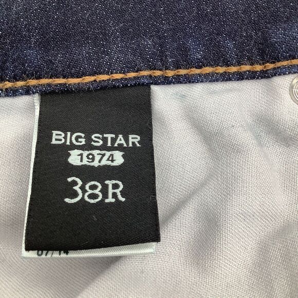 Big Star 1974 Mens Pioneer Regular Boot Jeans Blue Size‎ 38 x 31 - Picture 7 of 8
